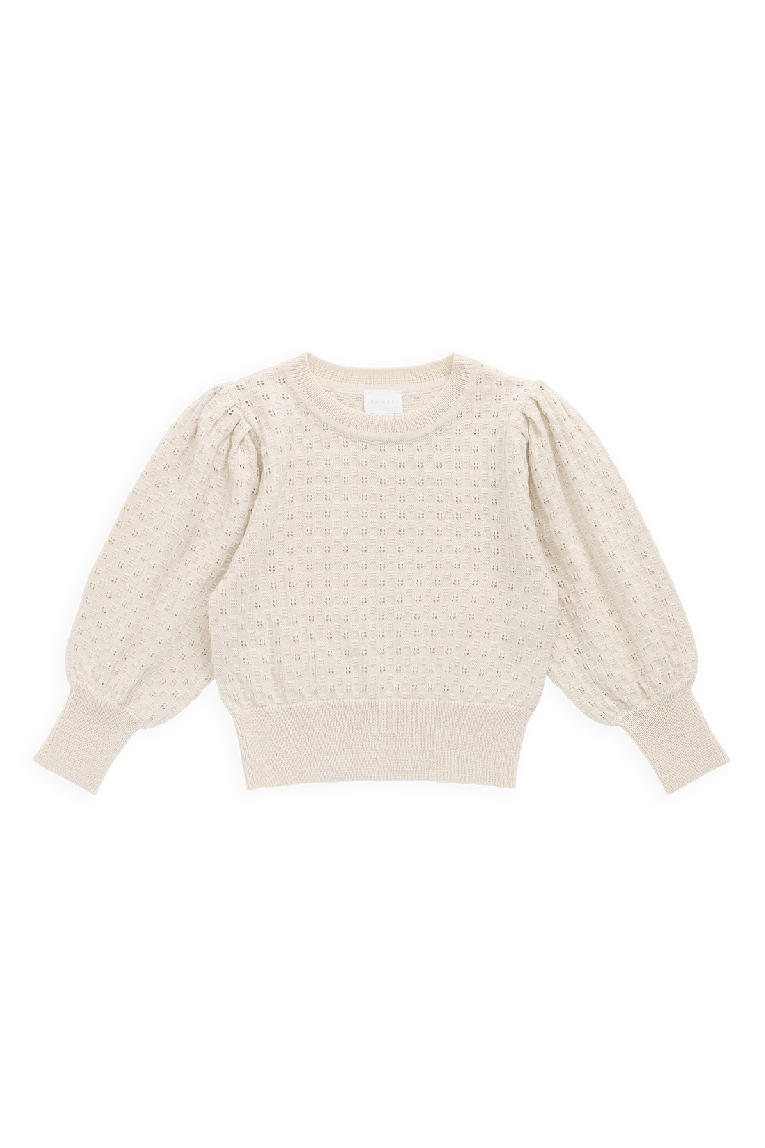 Penelope Jumper - Vanilla Childrens Jumper from Jamie Kay NZ