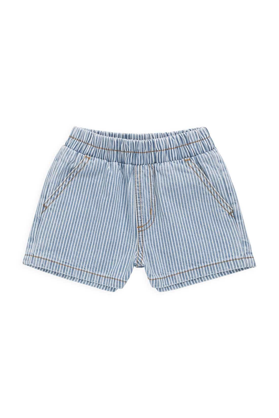 Reid Denim Short - Holiday Stripe Childrens Shorts from Jamie Kay NZ