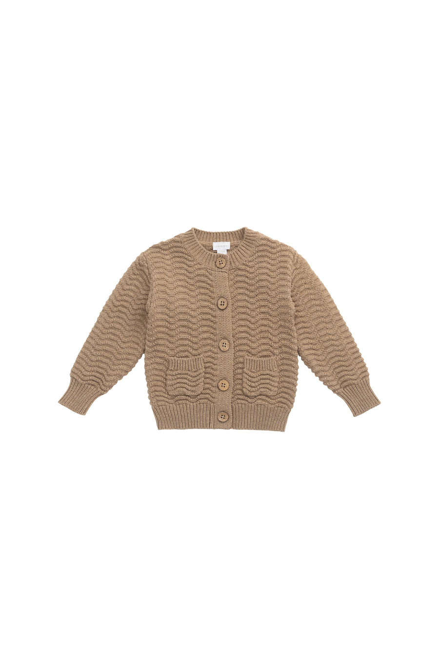 Maverick Cardigan - Toffee Marle Childrens Cardigan from Jamie Kay NZ