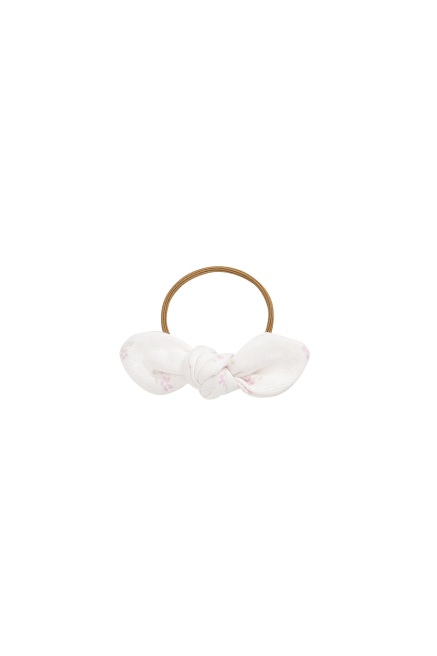 Organic Cotton Dahlia Hairties - Pauline Pink Childrens Bow from Jamie Kay NZ