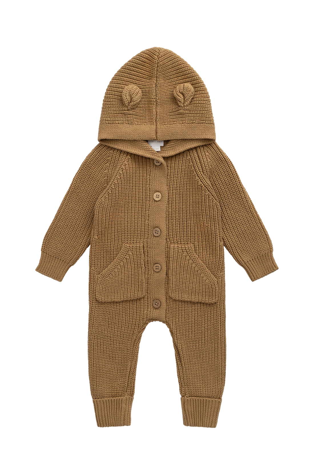 Bear Onepiece - Tawny Brown Childrens Onepiece from Jamie Kay NZ