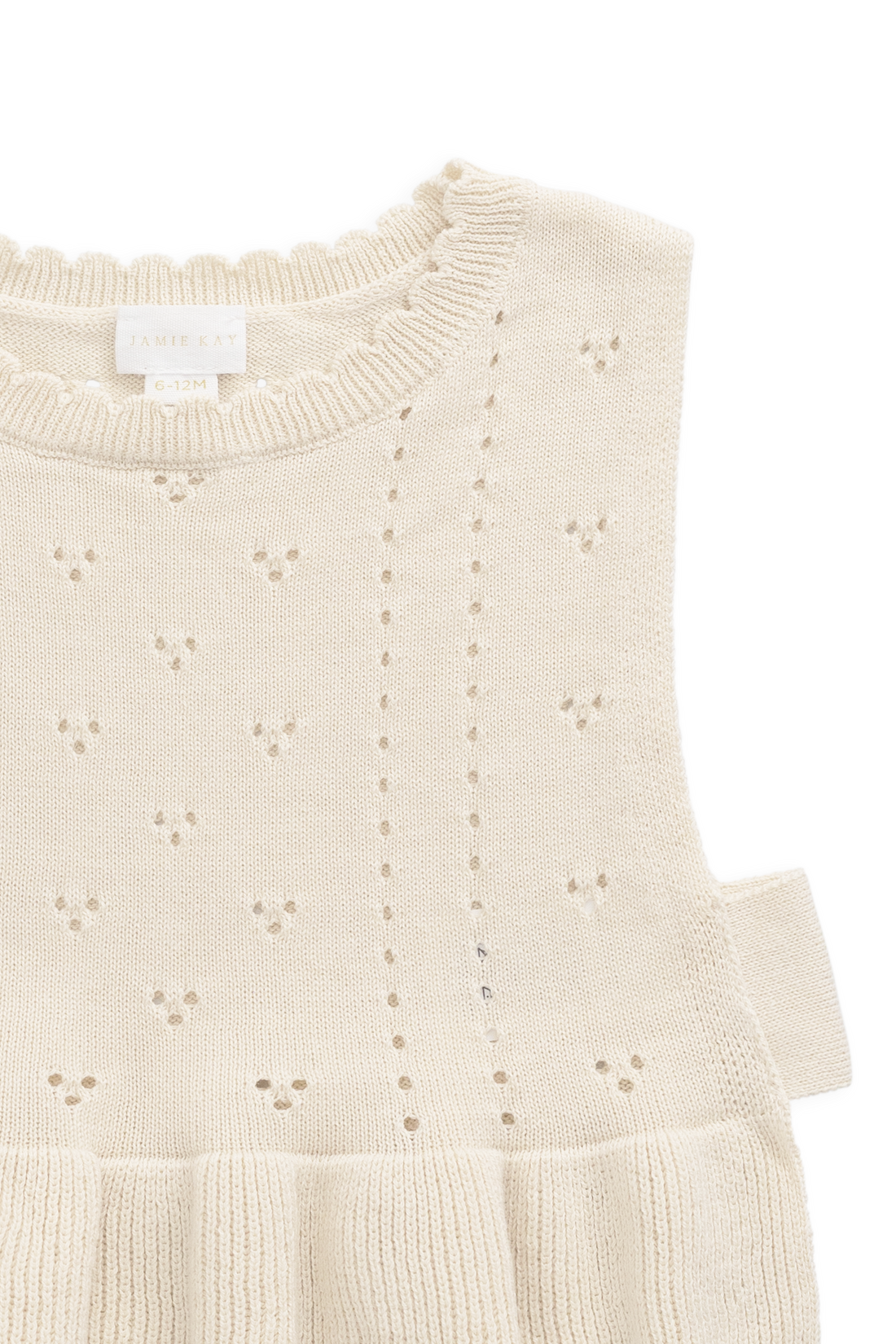 Erica Knitted Top - Vanilla Childrens Top from Jamie Kay NZ