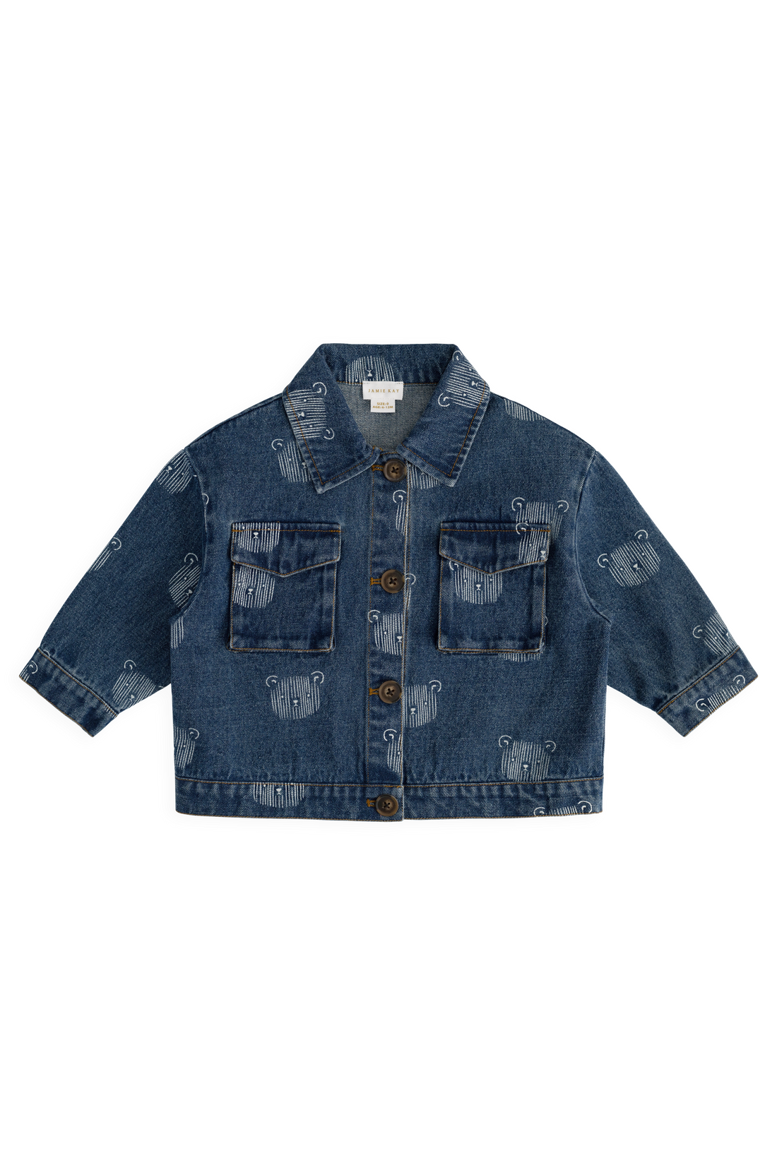Nicolai Jacket - Teddy Face Denim – Jamie Kay NZ