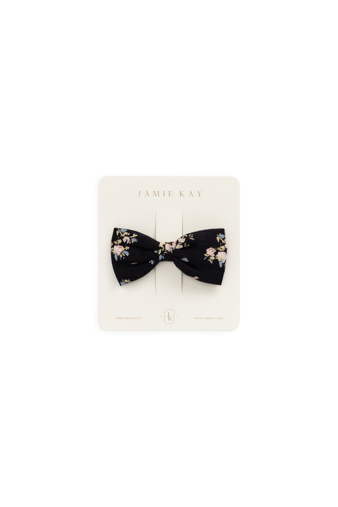 Organic Cotton Desiree Bow - Cassie Caviar Childrens Bow from Jamie Kay NZ