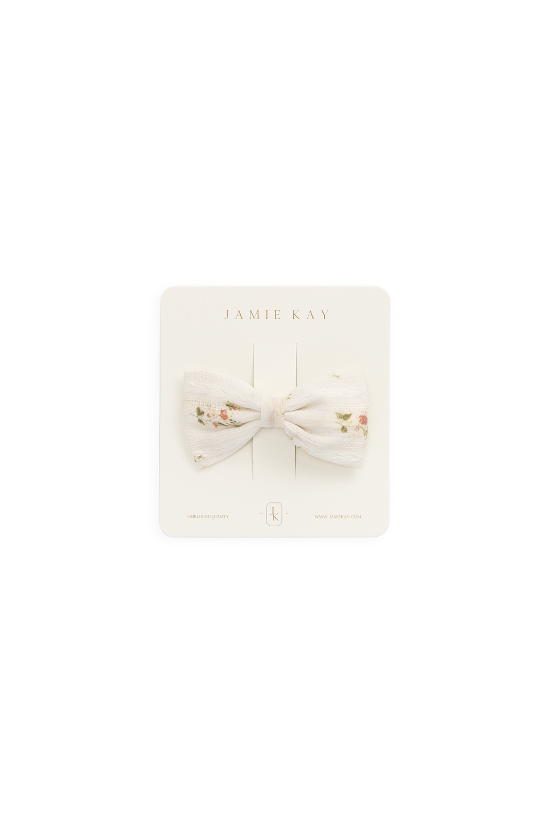 Organic Cotton Desiree Bow - Josepha Egret Childrens Bow from Jamie Kay NZ