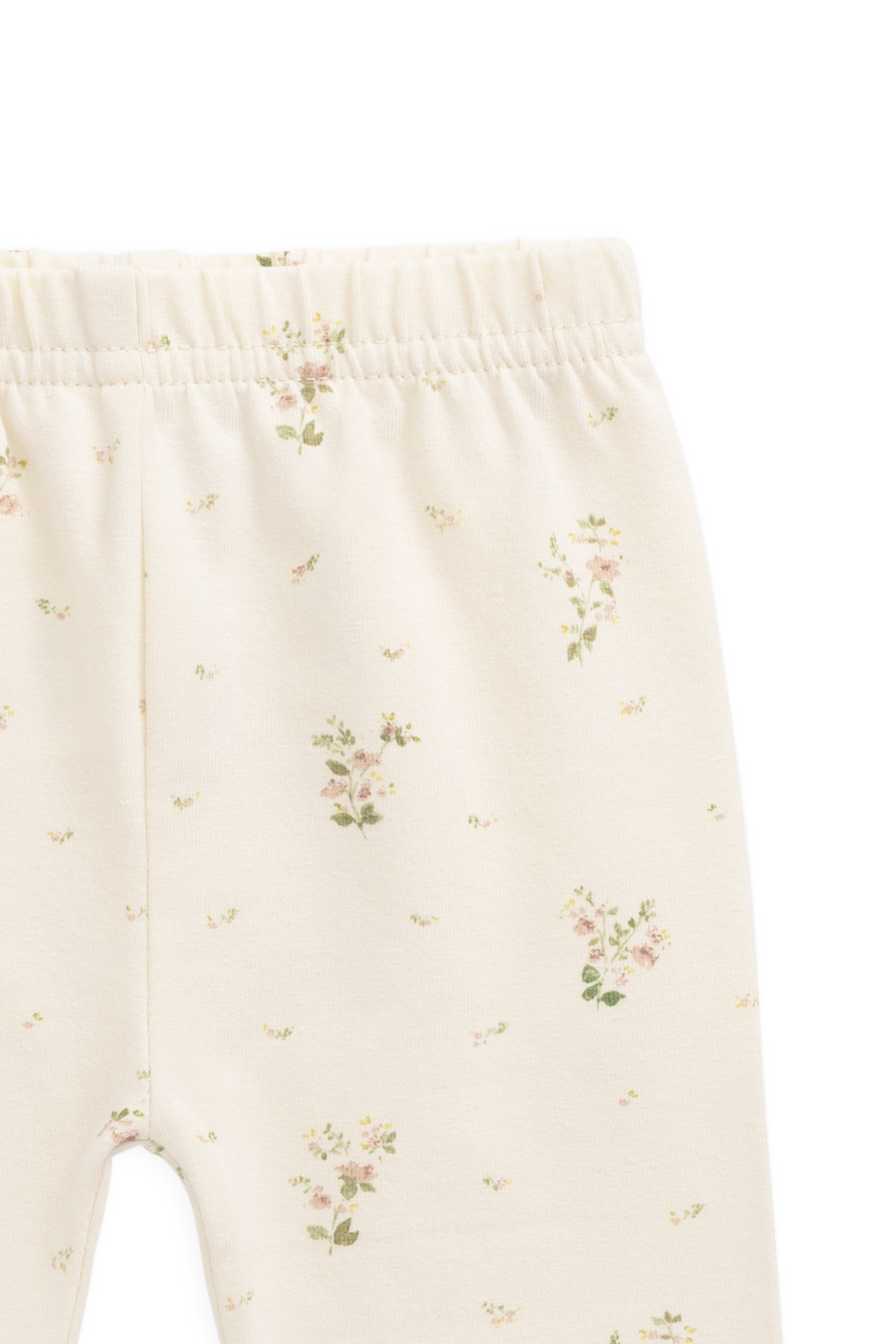 Organic Cotton Everyday Legging - Josepha Egret Small Childrens Legging from Jamie Kay NZ