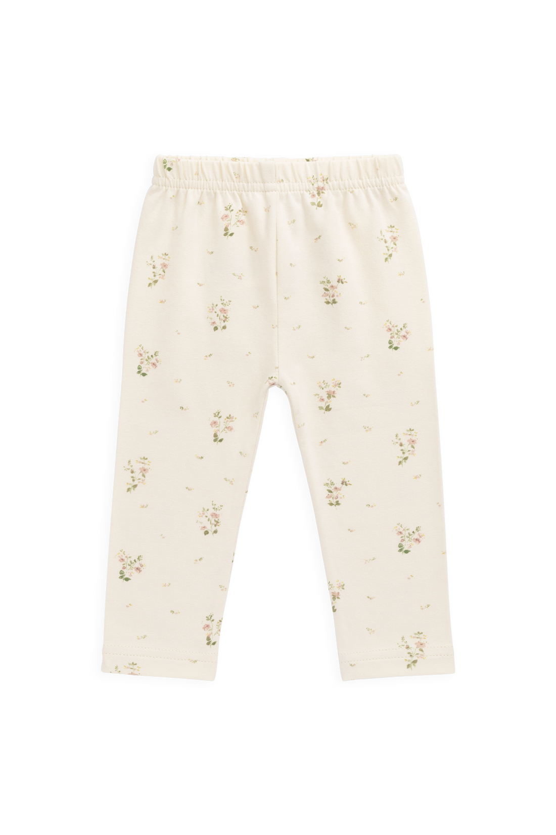Organic Cotton Everyday Legging - Josepha Egret Small Childrens Legging from Jamie Kay NZ