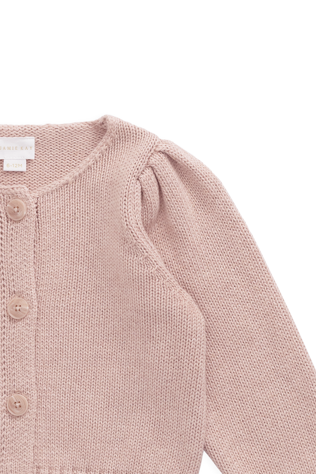 Tasha Knitted Cardigan - Sweetpea Marle Childrens Cardigan from Jamie Kay NZ