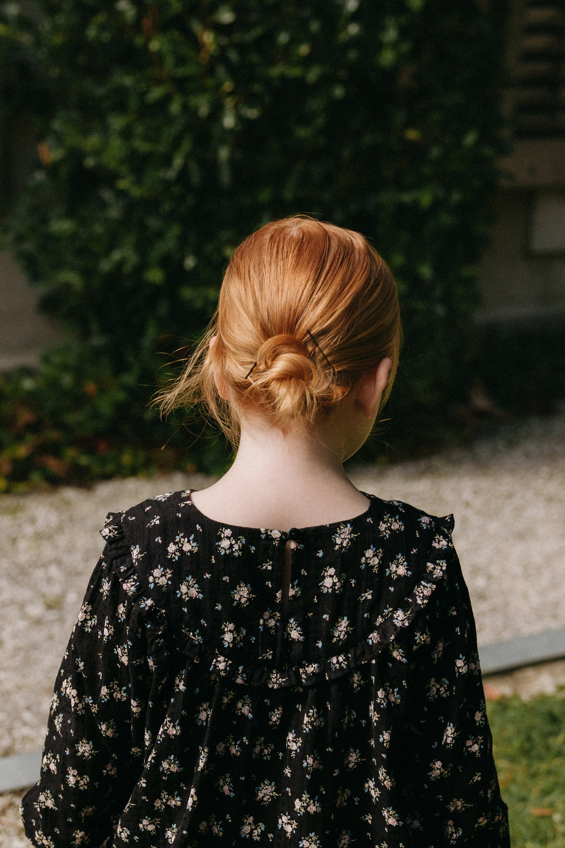 Organic Cotton Caroline Blouse - Cassie Caviar Childrens Top from Jamie Kay NZ