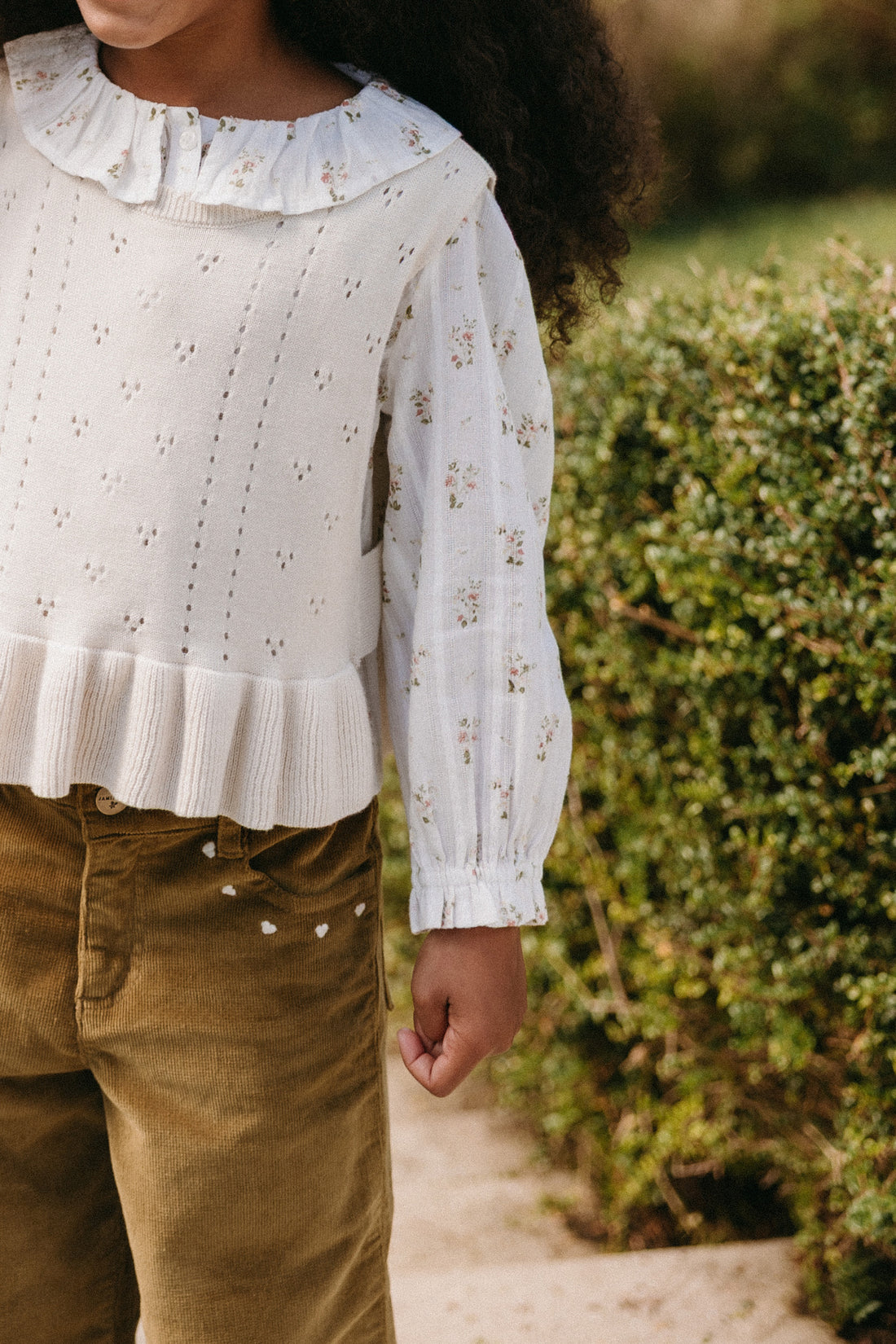 Organic Cotton Brynlee Top - Josepha Egret Childrens Top from Jamie Kay NZ
