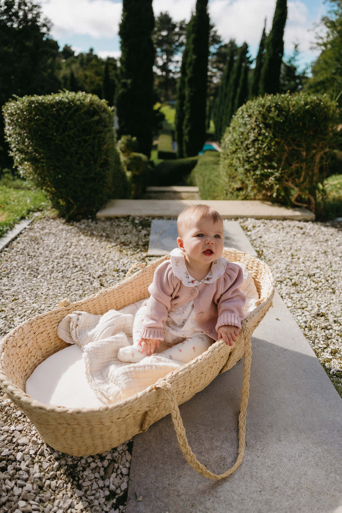 Tasha Knitted Cardigan - Sweetpea Marle Childrens Cardigan from Jamie Kay NZ