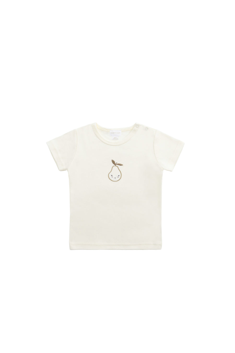 Aude Pima Cotton Tee - Milk Pear Childrens Top from Jamie Kay NZ