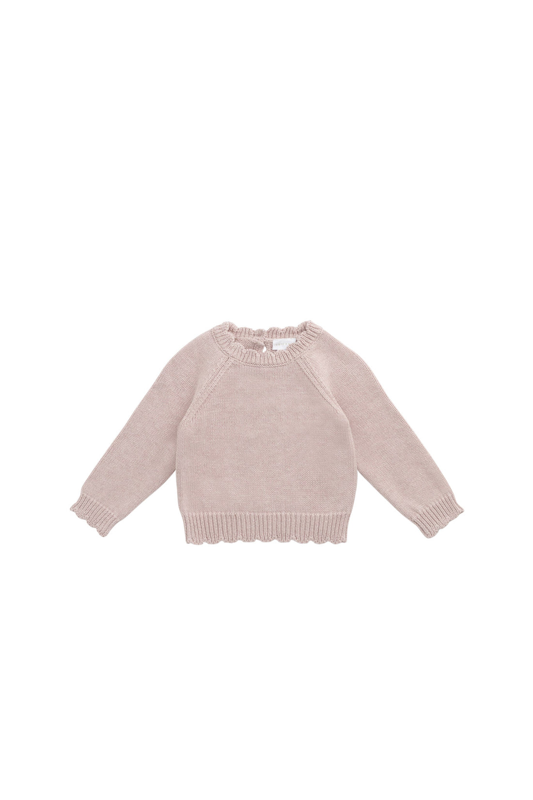 Audrey Knitted Jumper - Soft Misty Marle Childrens Cardigan from Jamie Kay NZ