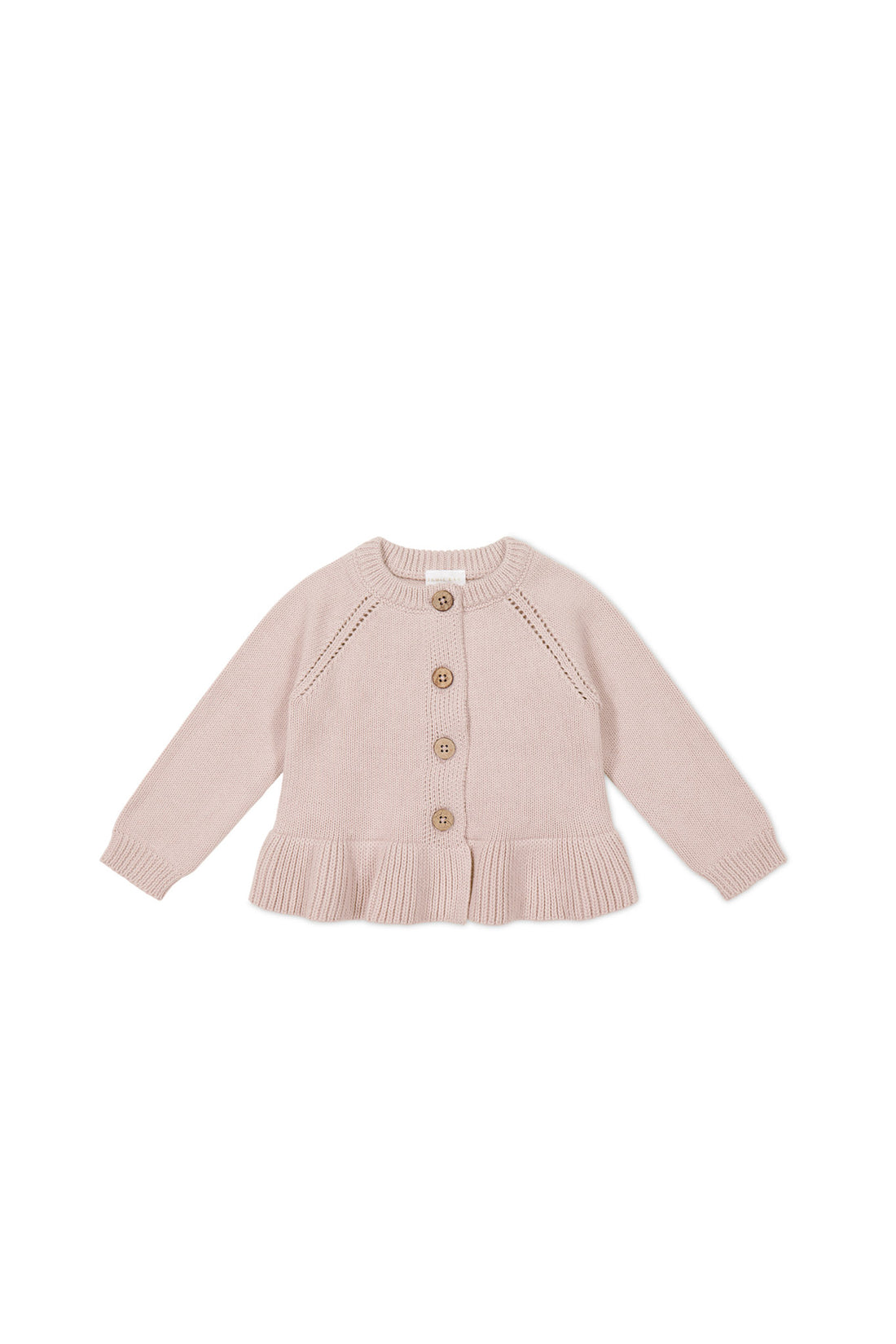 Ava Cardigan - Shell Pink Childrens Cardigan from Jamie Kay NZ