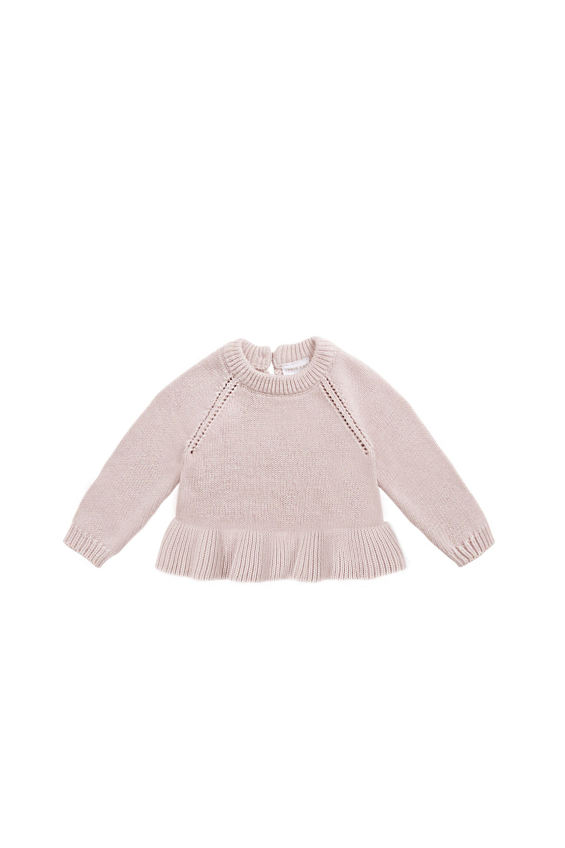 Ava Jumper - Soft Misty Rose Childrens Jumper from Jamie Kay NZ