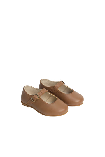 Ballet Flat - Tan Childrens Footwear from Jamie Kay NZ