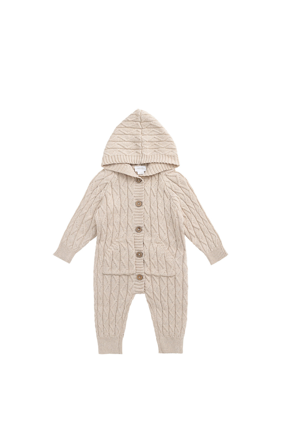 Benjamin Onepiece - Oatmeal Marle Childrens Onepiece from Jamie Kay NZ