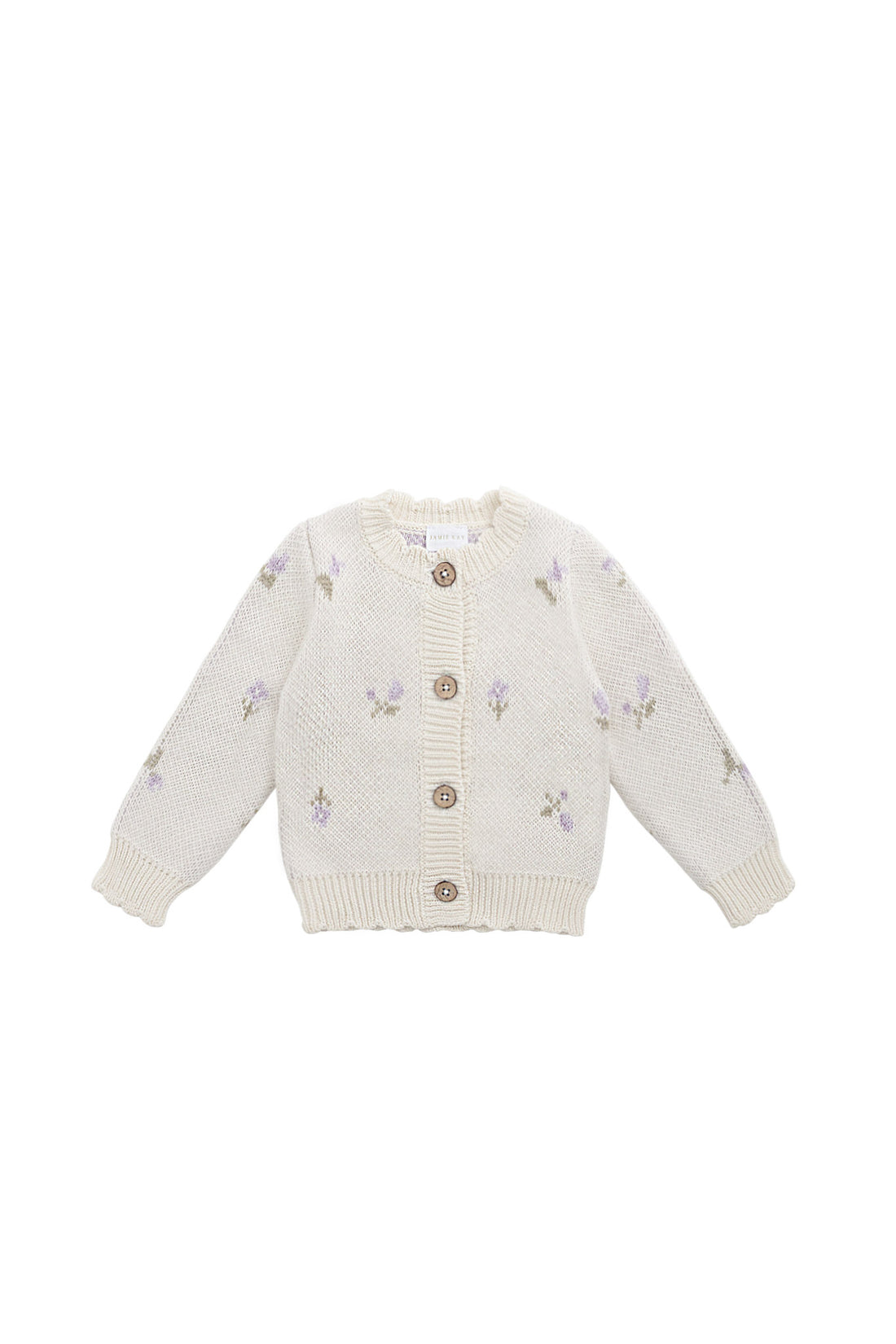 Delilah Cardigan - Lavender Small Childrens Cardigan from Jamie Kay NZ