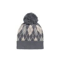 Enzo Hat - Enzo Jacquard - Lava Smoke Childrens Beanie from Jamie Kay NZ