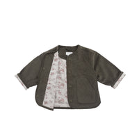 Esther Corduroy Jacket - Khaki/Selena Blush Childrens Jacket from Jamie Kay NZ