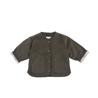 Esther Corduroy Jacket - Khaki/Selena Blush Childrens Jacket from Jamie Kay NZ