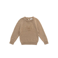 Ethan Jumper - Toffee Marle Childrens Jumper from Jamie Kay NZ