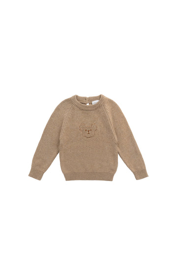 Ethan Jumper - Toffee Marle Childrens Jumper from Jamie Kay NZ