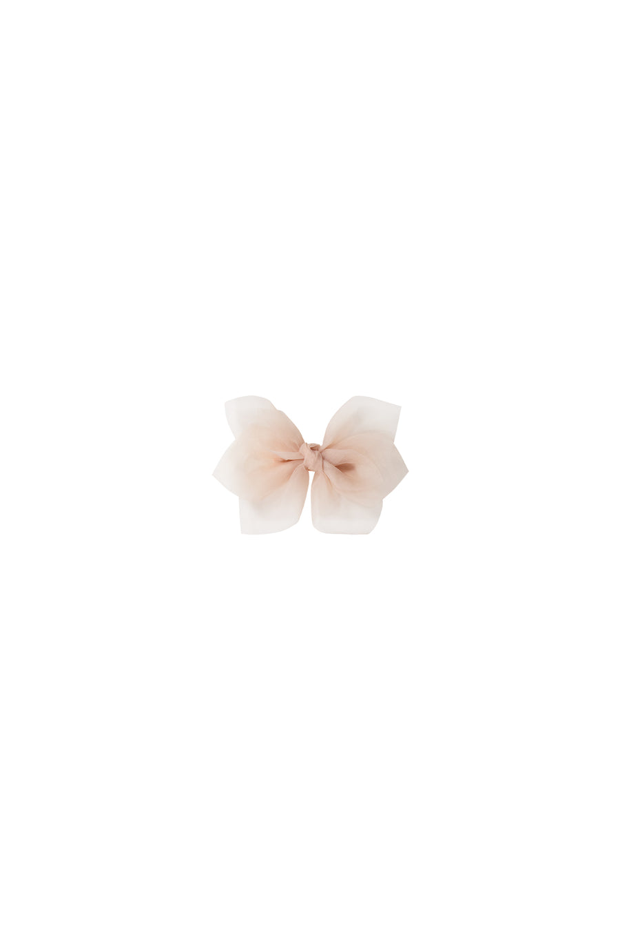 Fairy Bow - Soft Peony Childrens Hair Bow from Jamie Kay NZ