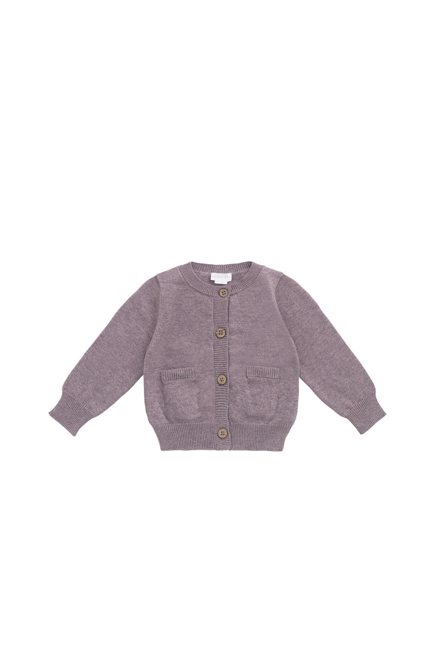 Isabella Knitted Cardigan - Twilight Mauve Marle Childrens Cardigan from Jamie Kay NZ