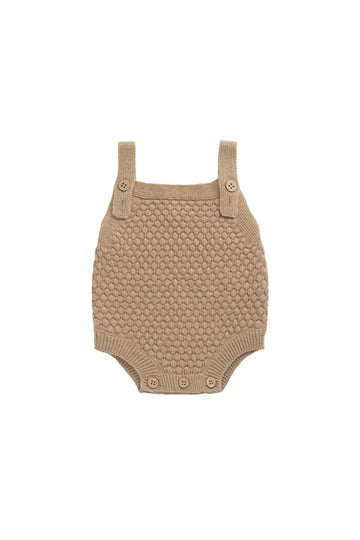 Jasper Romper - Toffee Marle Childrens Romper from Jamie Kay NZ