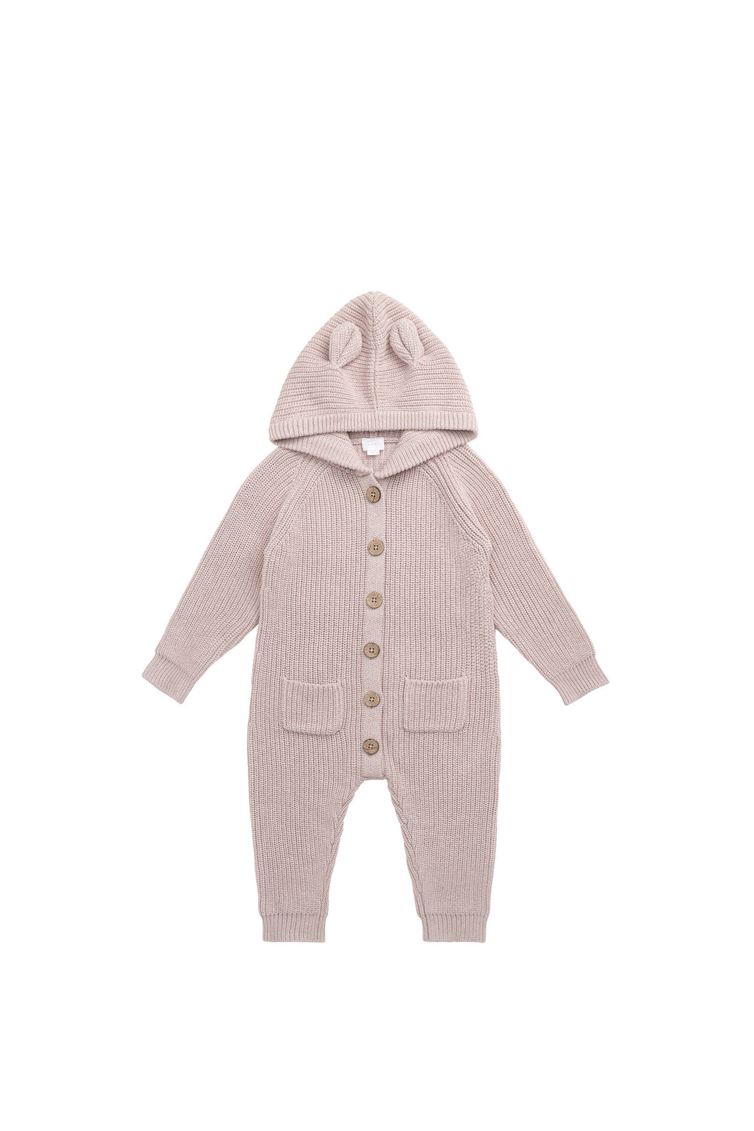 Luca Knitted Onepiece - Soft Misty Marle Childrens Cardigan from Jamie Kay NZ