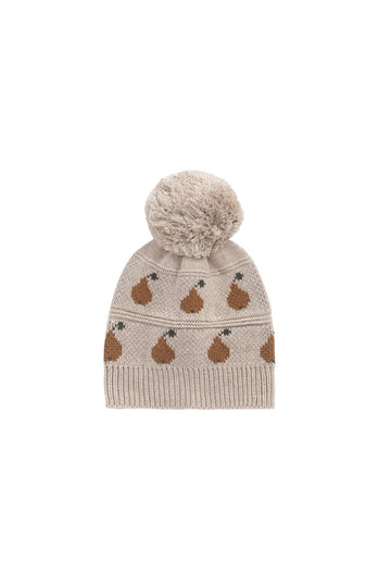 Luke Hat - Putty Marle Childrens Beanie from Jamie Kay NZ