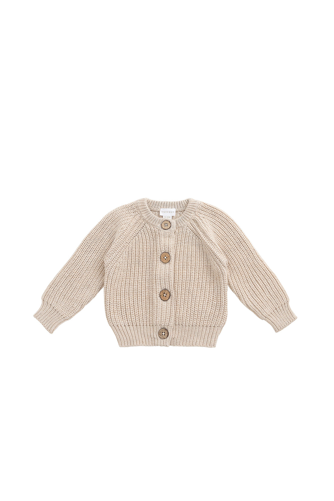 Max Cardigan - Oatmeal Marle Childrens Cardigan from Jamie Kay NZ