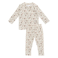 Organic Cotton Avis Pyjama Long Sleeve Set - Charlie's Backyard Childrens Pyjamas from Jamie Kay NZ