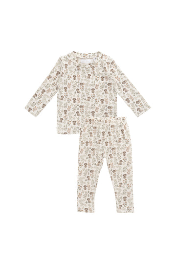 Organic Cotton Avis Pyjama Long Sleeve Set - Charlie's Backyard Childrens Pyjamas from Jamie Kay NZ