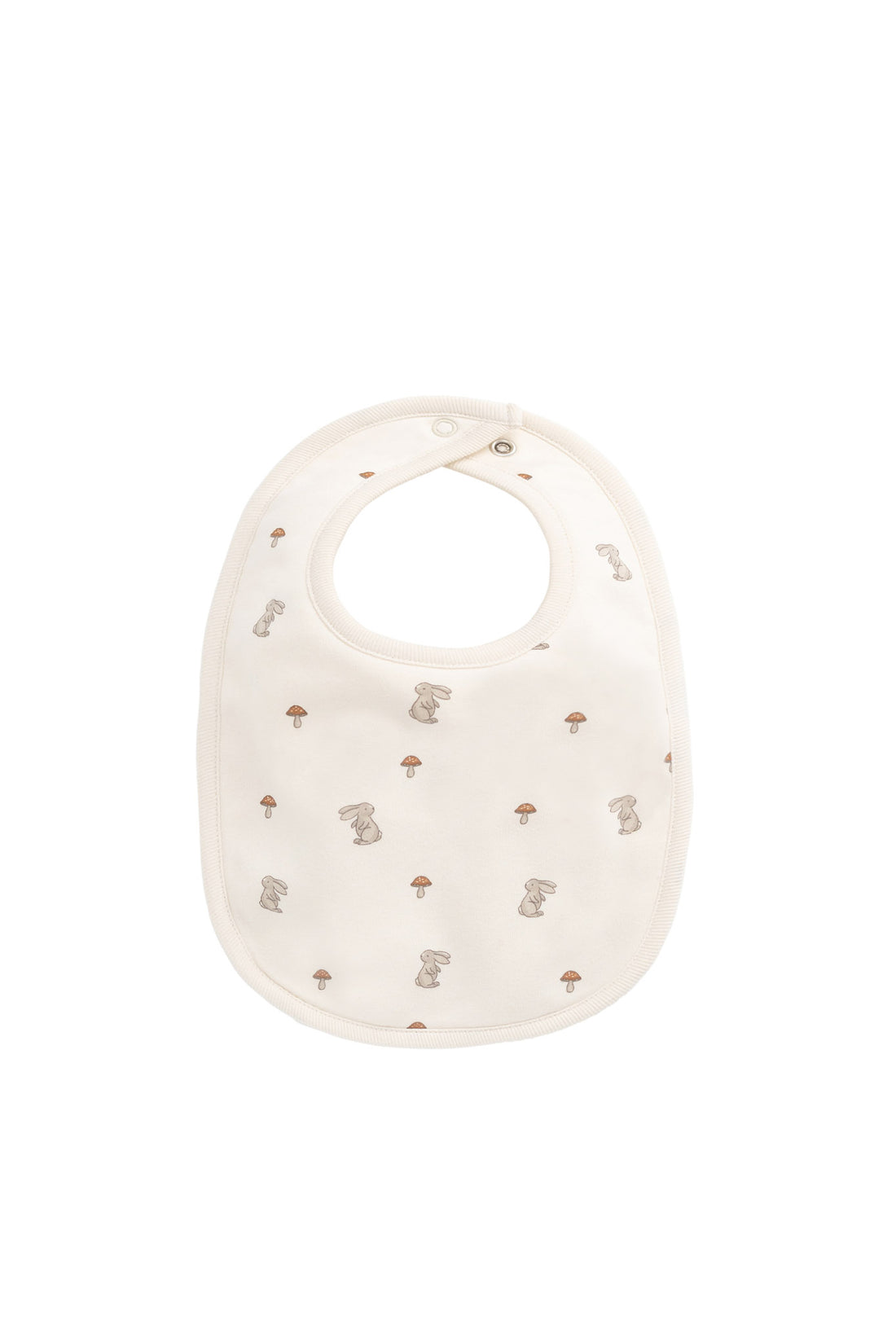 Organic Cotton Bib - Le Lapin Childrens Bib from Jamie Kay NZ