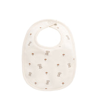 Organic Cotton Bib - Le Lapin Childrens Bib from Jamie Kay NZ