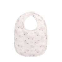 Organic Cotton Bib - Sweet Pea Floral Childrens Bib from Jamie Kay NZ