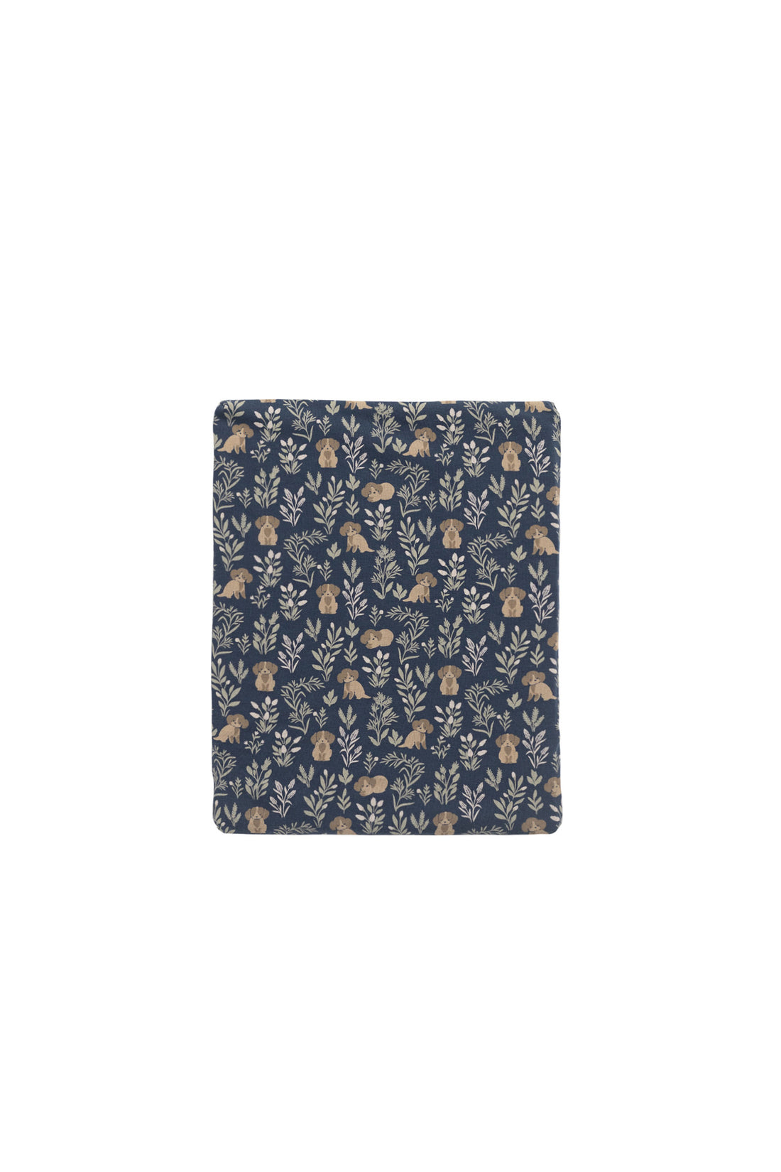 Organic Cotton Cot Sheet - Charlie's Backyard Navy Childrens Accessories from Jamie Kay NZ