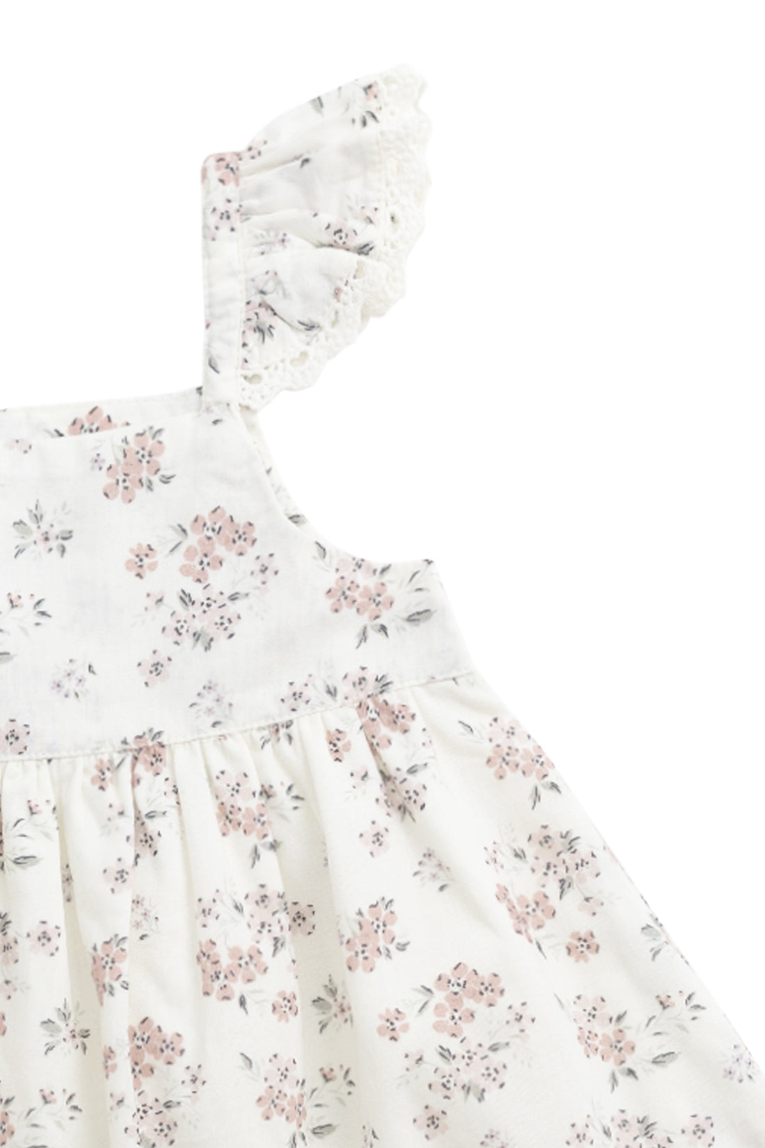 Organic Cotton Elodie Dress - Selena Blush Childrens Dress from Jamie Kay NZ