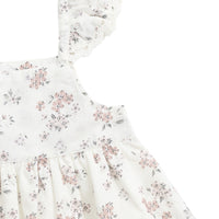 Organic Cotton Elodie Dress - Selena Blush Childrens Dress from Jamie Kay NZ