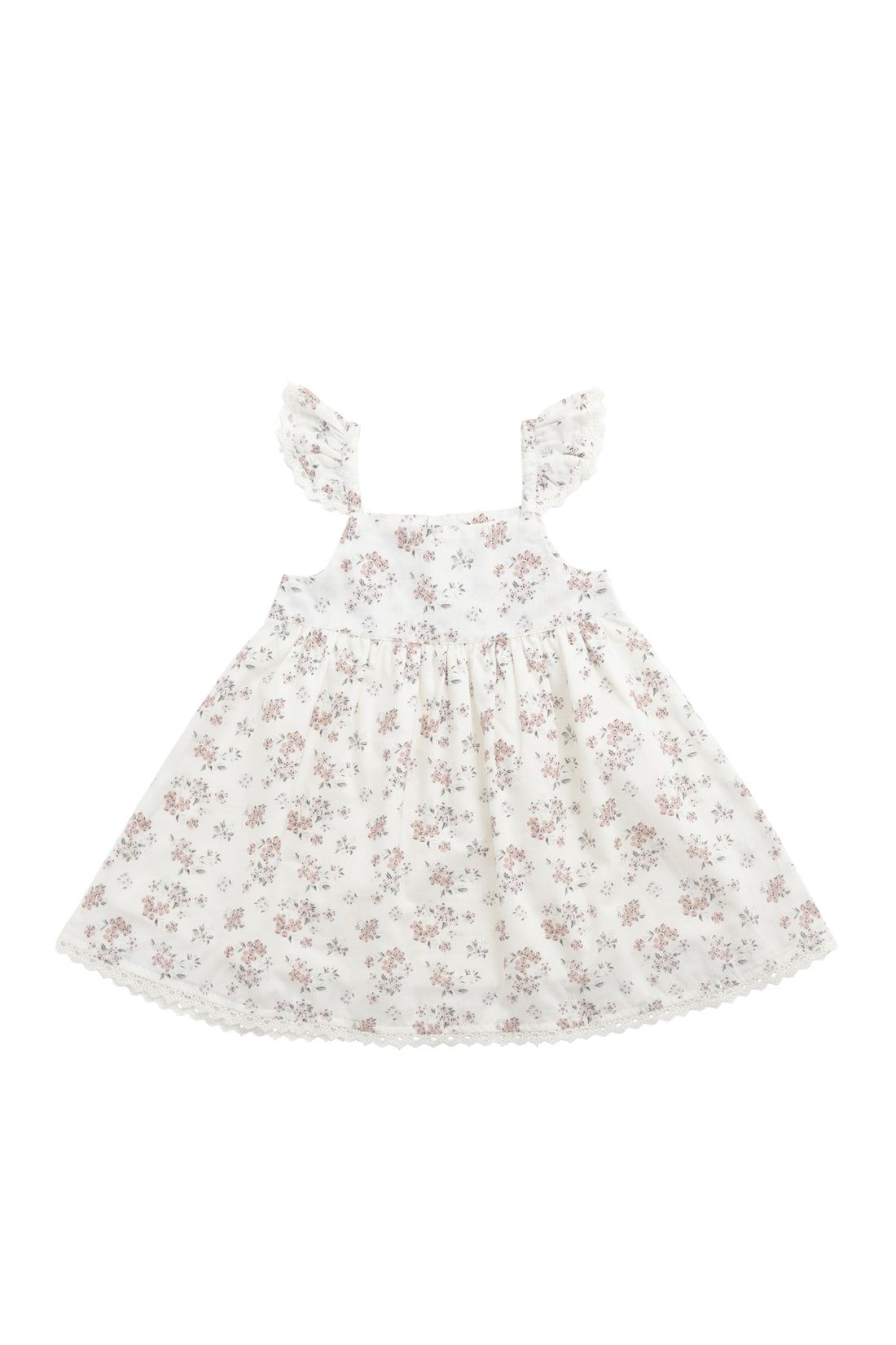 Organic Cotton Elodie Dress - Selena Blush Childrens Dress from Jamie Kay NZ