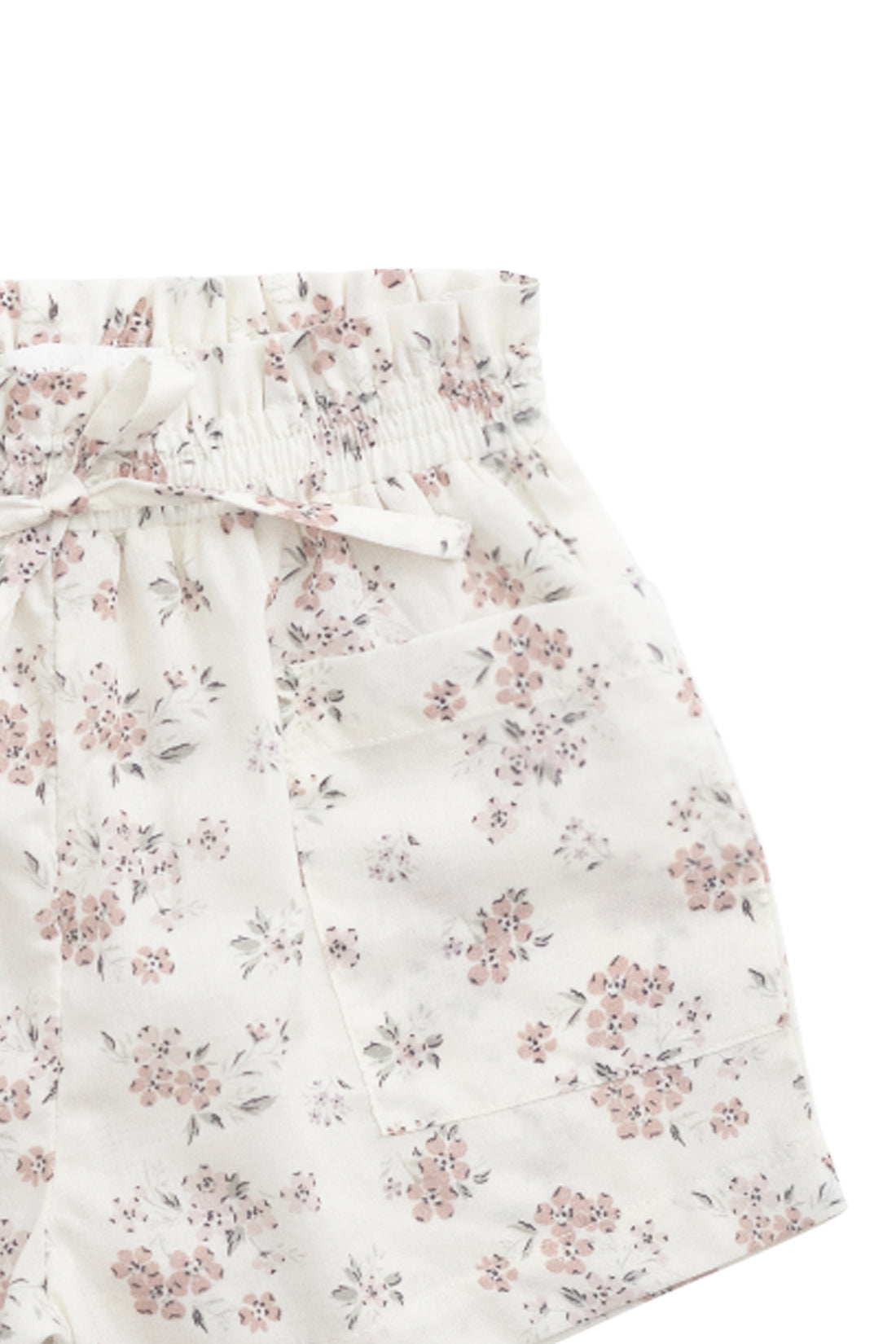 Organic Cotton Emelia Short - Selena Blush Childrens Short from Jamie Kay NZ