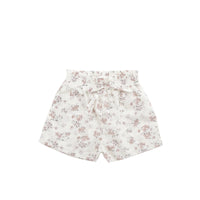 Organic Cotton Emelia Short - Selena Blush Childrens Short from Jamie Kay NZ