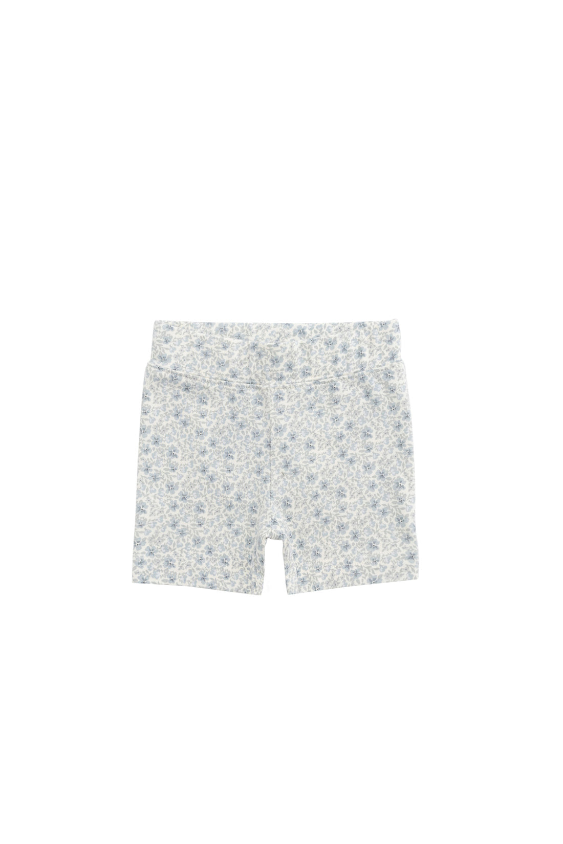 Organic Cotton Everyday Bike Short - Claudette Pearl Blue Childrens Short from Jamie Kay NZ