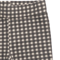 Organic Cotton Everyday Bike Short - Mini Gingham Bistre Childrens Short from Jamie Kay NZ