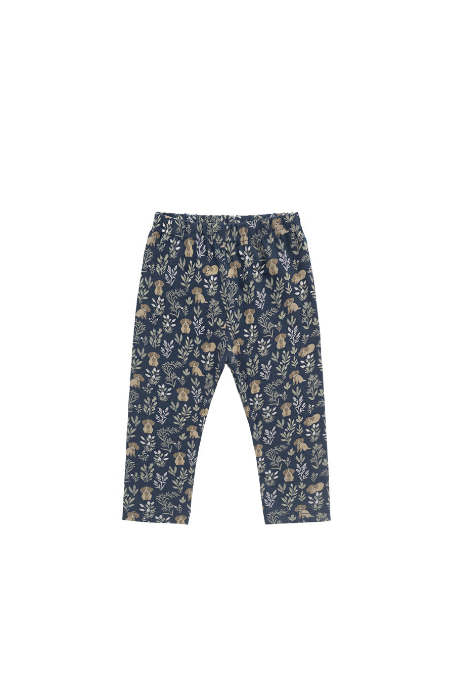 Organic Cotton Everyday Legging - Charlies Backyard Navy Childrens Legging from Jamie Kay NZ