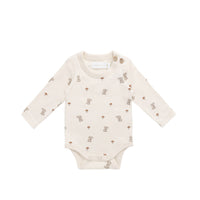 Organic Cotton Fernley Bodysuit - Le Champignon Childrens Bodysuit from Jamie Kay NZ