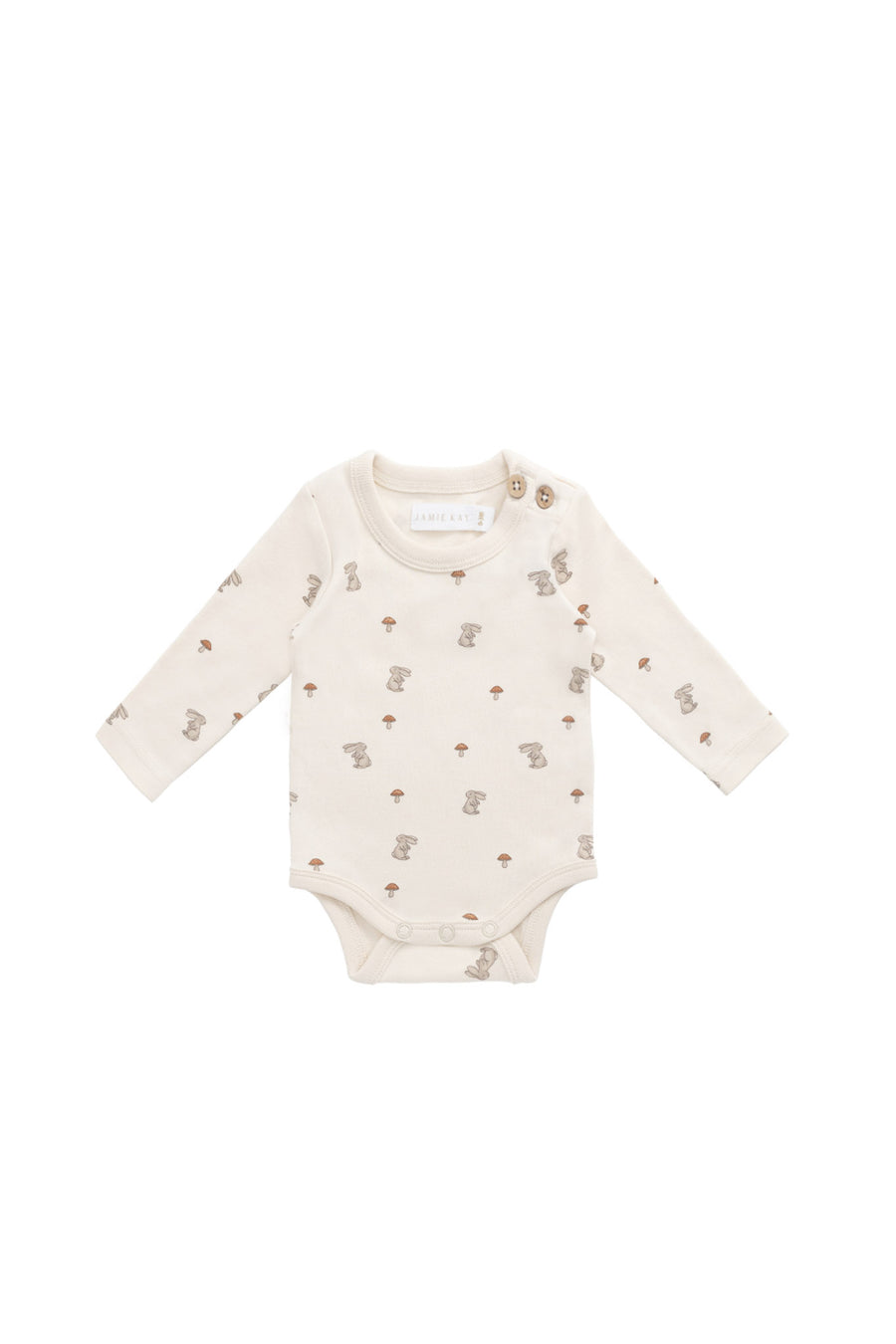 Organic Cotton Fernley Bodysuit - Le Lapin Childrens Bodysuit from Jamie Kay NZ