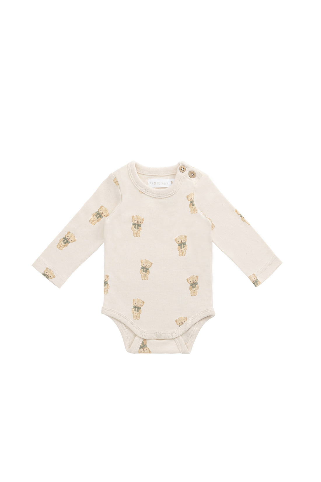 Organic Cotton Fernley Bodysuit - Little Ted Childrens Bodysuit from Jamie Kay NZ